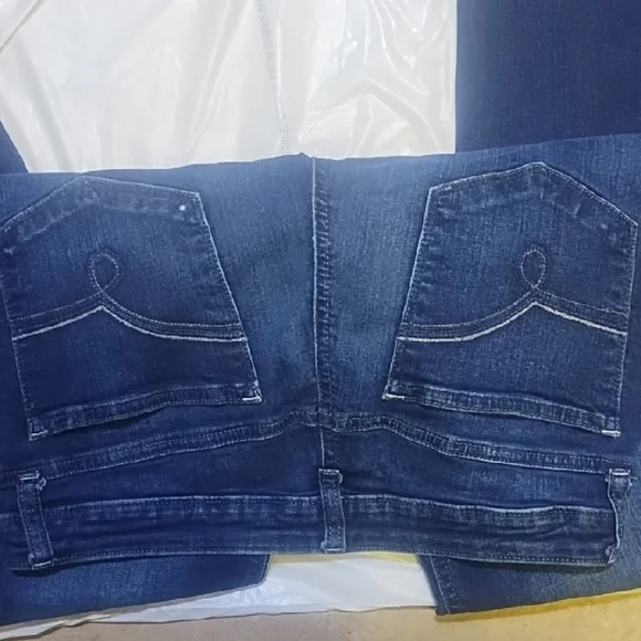 #2128 Lee Women's Dark Blue Skinny Jeans - Picture 3 of 5